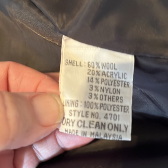 VTG-Bryant Park- 22/24-wool blend blazer/jacket& midi length matching wool skirt - Picture 15 of 15